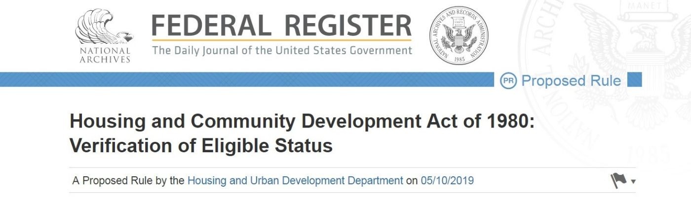 The Network Submits Comment to HUD’s “Verification of Eligible Status” Proposal image