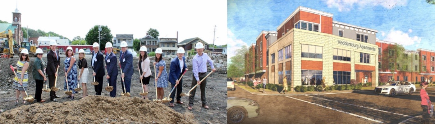 DePaul Breaks Ground on Veddersburg Apartments image