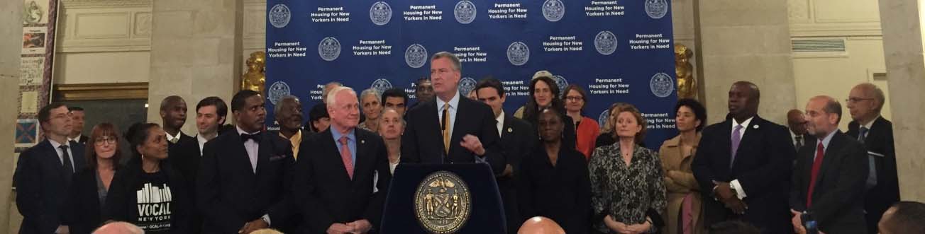 Mayor de Blasio Announces $2.6 Billion Investment to Create 15,000 New Units of Supportive Housing image